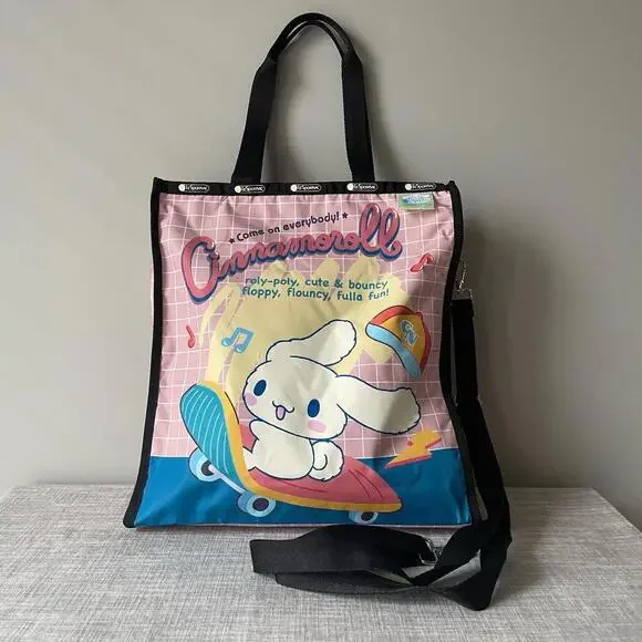 Lesportsac Cinnamoroll Large Book Tote NWT - Picture 2 of 8